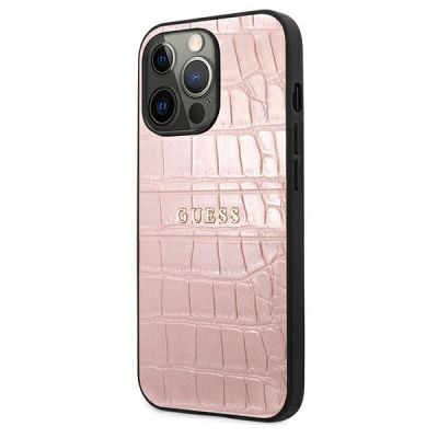 2. Guess Croco Strap Collection iPhone 13 Pro / 13 6.1" Hülle - Rosa