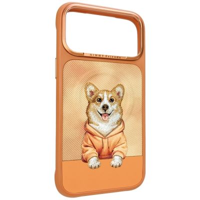3. Nimmy Gentle Pets Series Hunde-MagSafe-Hülle für iPhone 17 Pro – Orange