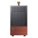 34. Jonsbo T6 Gehäuse, Mini-Tower, Mini-ITX, gehärtetes Glas, Holz – Schwarz