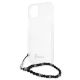 6. Guess GUHCP13SKPSBK iPhone 13 mini 5.4" Transparente Hardcase Black Pearl