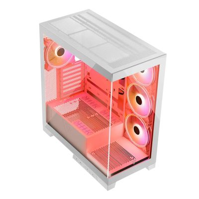 4. MODECOM VOLCNO SPACE APEX ARGB MIDI WEISSES GEHÄUSE