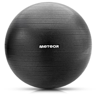 Meteor Fitnessball 55 cm Schwarz