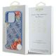 8. Guess 4G Flowers Print MagSafe Hülle für iPhone 16 Pro - blau