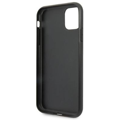 4. Guess 4G Triangle Collection Hülle für iPhone 11 6.1" / Xr - Grau