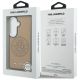 8. Karl Lagerfeld Perforierte KL MagSafe Hülle für Samsung Galaxy S26+ - Braun