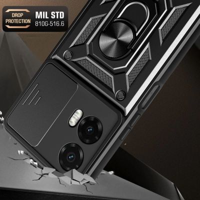 4. Tech-Protect CamShield Pro Hülle für Motorola Moto G35 5G – Schwarz