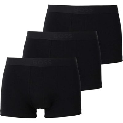 Boss Trunk 3er-Pack Herren-Boxershorts aus Baumwolle, schmale Passform (50544263-002)