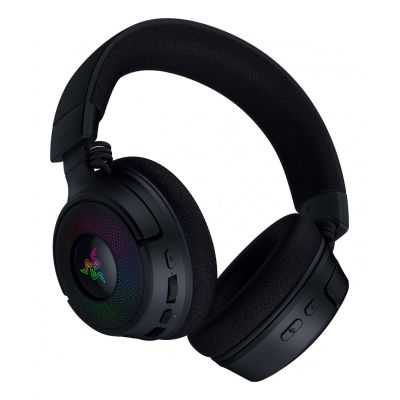 10. Razer Kraken V4 Kabelloses Gaming-Headset mit Bügel, USB Typ-A, Bluetooth, Schwarz