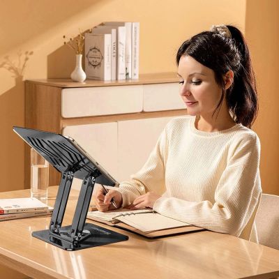9. Wozinsky WRS-CPY84SB 360-Grad-Laptop- und Tablet-Ständer aus Aluminium + kostenloser Smartphone-Ständer – Schwarz