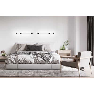 14. Activejet AJE-LUNGO Schwarze LED-Wandleuchte