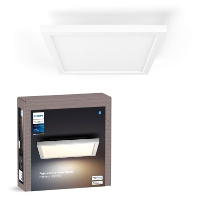 4. Philips Hue Aurelle quadratische Panelleuchte, Weiß | 2200-6500 Hue White Ambiance