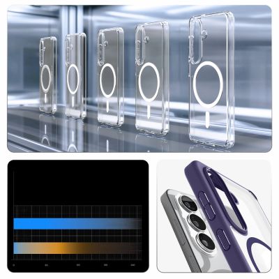 16. Spigen Ultra Hybrid Mag MagSafe Hülle für Samsung Galaxy S26+ - Transparentes Marineblau