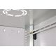 8. Digitus DYNAmic 19" 12U 600x600 Wand-Netzwerkschrank, Glastür, grau, ungeteilt, montiert, 60 kg