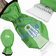 DUNLOP EISKRATZER MIT HANDSCHUH, GRÜN
