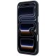 5. BMW MagSafe Hülle mit geprägtem, gestepptem Metalllogo für iPhone 18 Pro Max / 17 Pro Max – Dunkelgrau