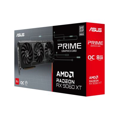 9. ASUS Prime -RX9060XT-O8G AMD Radeon RX 9060 XT 8GB GDDR6