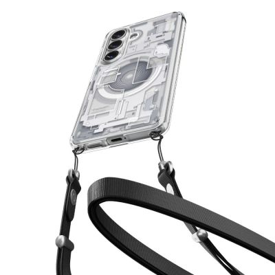 5. Spigen Ultra Hybrid Mag MagSafe Hülle für Samsung Galaxy S26+ Zero One – Transparent und Weiß