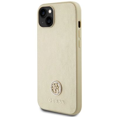 2. Guess GUHCP15MPS4DGPD iPhone 15 Plus 6,7" Gold/Gold Hardcase Strass Metall Logo
