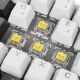7. Sharkoon Gaming-Tastatur Skiller SGK50S4 Gen2 Weiß und Gelb RGB