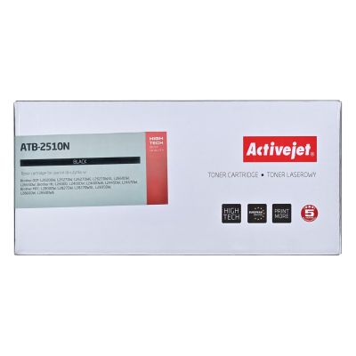 2. Activejet ATB-2510N Toner (ersetzt Brother TN2510; Supreme; 1200 Seiten; schwarz)