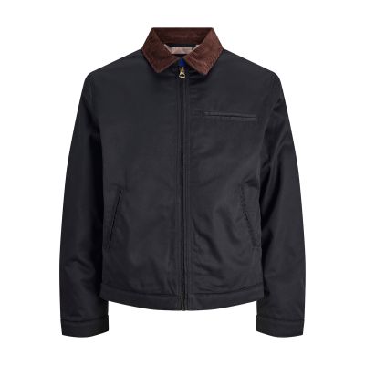 7. Jack&Jones Pilotenjacke JORNORREBRO WORKER JACKET 12282903 SCHWARZ/CORD C