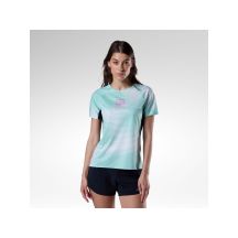 ROSSIGNOL W Sapa Ultra Tee Damen-T-Shirt Weiß Grün