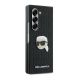 5. Karl Lagerfeld Saffiano Monogram Head Pin Hülle für Samsung Galaxy Z Fold 6 – Schwarz