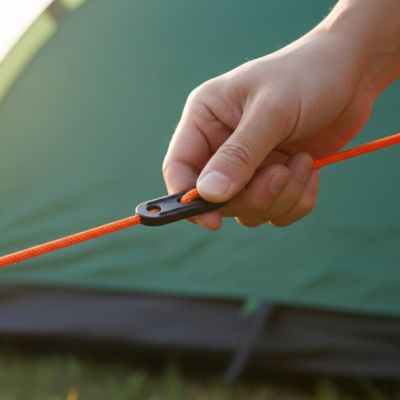 13. Seilspannung für Touristen (10 m Enero Campingzelt)