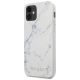 5. Guess Marble Case für iPhone 12 mini 5,4" - Weiß