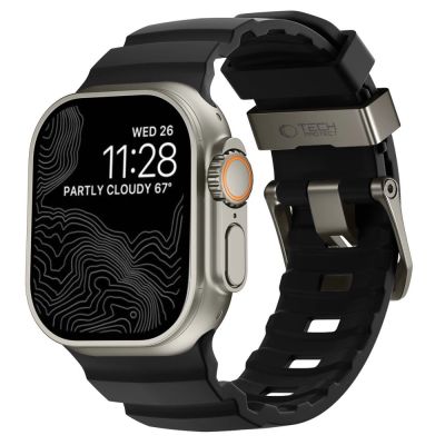 Tech-Protect Motion Armband für Apple Watch 44 / 45 / 46 / 49 mm – Schwarz