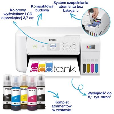 18. Epson EcoTank L3286 WiFi WEISS Multifunktionsdrucker
