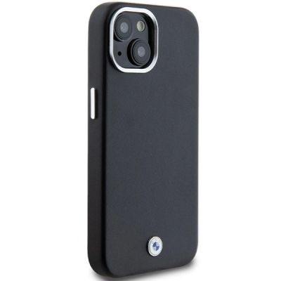 4. BMW Signature Wrapped Metal MagSafe Case für iPhone 15/14/13 – Schwarz