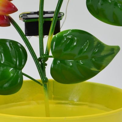 3. SOLARLAMPE SONNENBLUMEN IM GELBEN BLUMENTOPF
