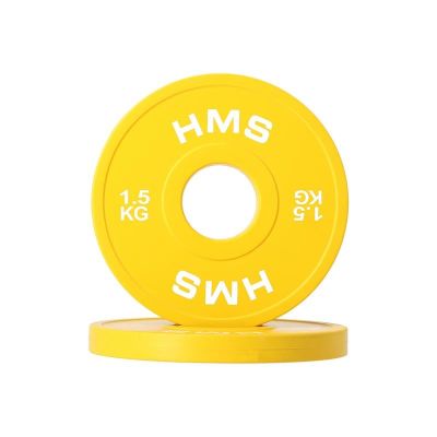 8. Olympisches Hantelscheiben-Set 2x (0,5 kg, 1 kg, 1,5 kg, 2 kg, 2,5 kg) HMS CBRS Set