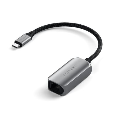 4. Satechi Ethernet-Adapter – USB-C 2,5-mm-auf-Ethernet-Adapter (Space Grau)