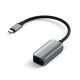 4. Satechi Ethernet-Adapter – USB-C 2,5-mm-auf-Ethernet-Adapter (Space Grau)