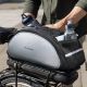 6. Wozinsky Fahrrad-Gepäcktasche mit Schultergurt, 13 l, Schwarz (WBB1BK)