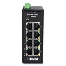 Trendnet TI-ELC80 Netzwerk-Switch, unmanaged Fast Ethernet (10/100), Schwarz