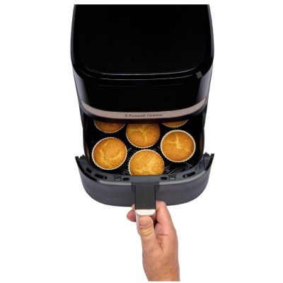 2. Russell Hobbs SatisFry Heißluftfritteuse Single 4,3 l Autonome 1300 W Heißluftfritteuse Schwarz