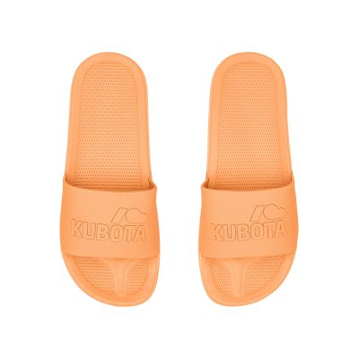 2. Kubota Basic Plain Pool Flip-Flops orange K25SS-101-004-05-1