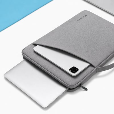 7. Wozinsky WTNP-14G Laptoptasche (13-14 Zoll) mit ausziehbarem Griff – Grau