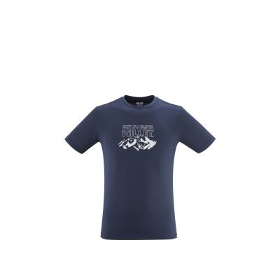 MILLET M Millet Mountain Ts Ss Marineblaues T-Shirt