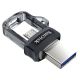 8. USB-Stick SanDisk ULTRA SDDD3-128G-G46 (128 GB; microUSB, USB 3.0; grau)