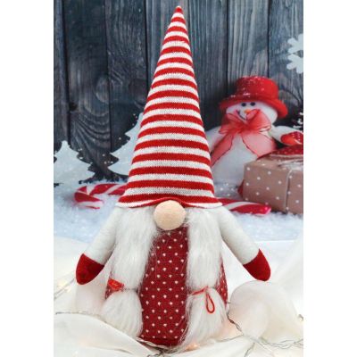 20. Dekorativer Wichtel Candy Girl 35 cm