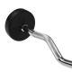 21. Gummierte GSL-40 40 KG HMS Feste Langhantel/Curlstange