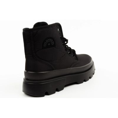4. Progress Damen-Winterstiefel, gefütterte Schneestiefel im Worker-Stil mit Reißverschluss
