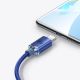 9. Baseus Crystal Shine Serie Schnelllade-Datenkabel USB Typ A auf USB Typ C 100W 2m blau (CAJY000503)