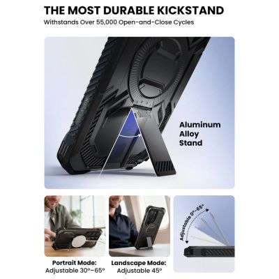 4. Supcase iBlason ArmorBox Clip Mag MagSafe Hülle für Samsung Galaxy S26 Ultra - Schwarz