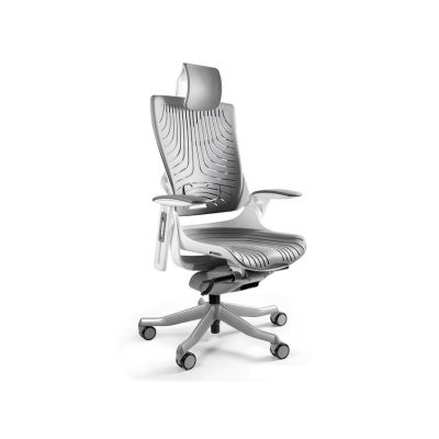 Wau 2 TPE-8 Bürostuhl, Elastomer, grau/weiß