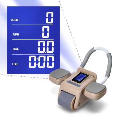 9. KA08 Automatisches Bauchmuskelrad mit LCD-Display und HMS-Ladefunktion